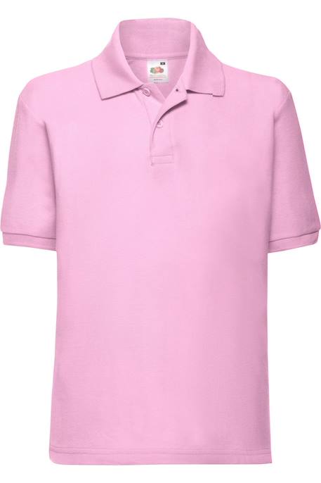 Polo polyester 65/35 Bleu ciel+Bleu marine+Bleu marine sombre+Bleu roi+Bordeaux+Noir+Rose clair+Rouge+Tournesol+Vert bouteille+Violet 19 - vertbaudet enfant 