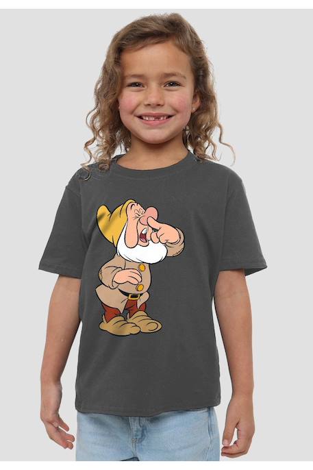 T-shirt coton blanche-neige Charbon 4 - vertbaudet enfant 