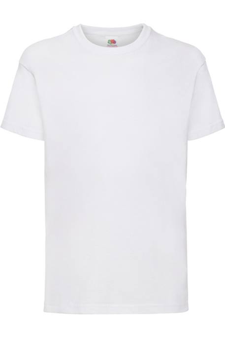 T-shirt valueweight coton 160 Blanc 1 - vertbaudet enfant 