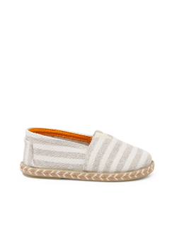 Chaussures-Espadrilles rayures style camping bande élastique