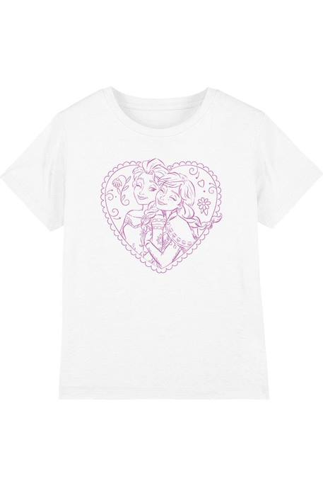 T-shirt coton la reine des neiges  - vertbaudet enfant