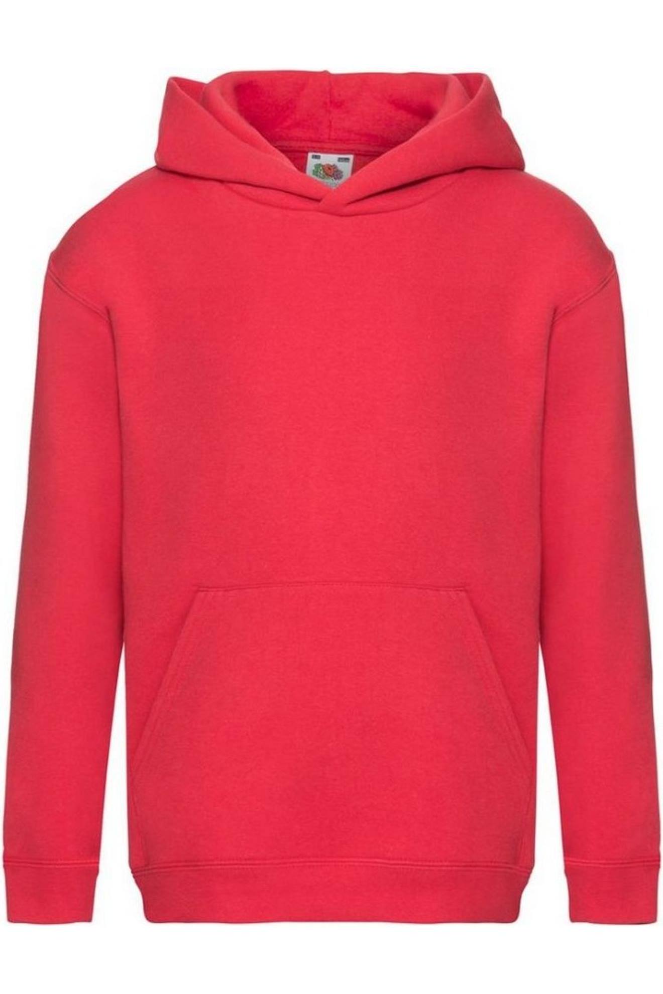 Sweat Capuche Coton Premium Rouge 27 €
