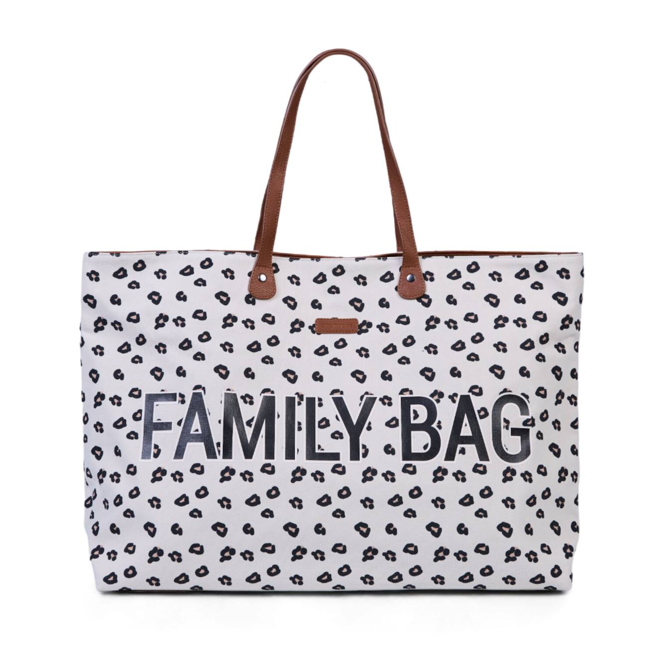 Sac À Langer De Voyage Grande Contenance Design Family Bag Blanc Imprimé