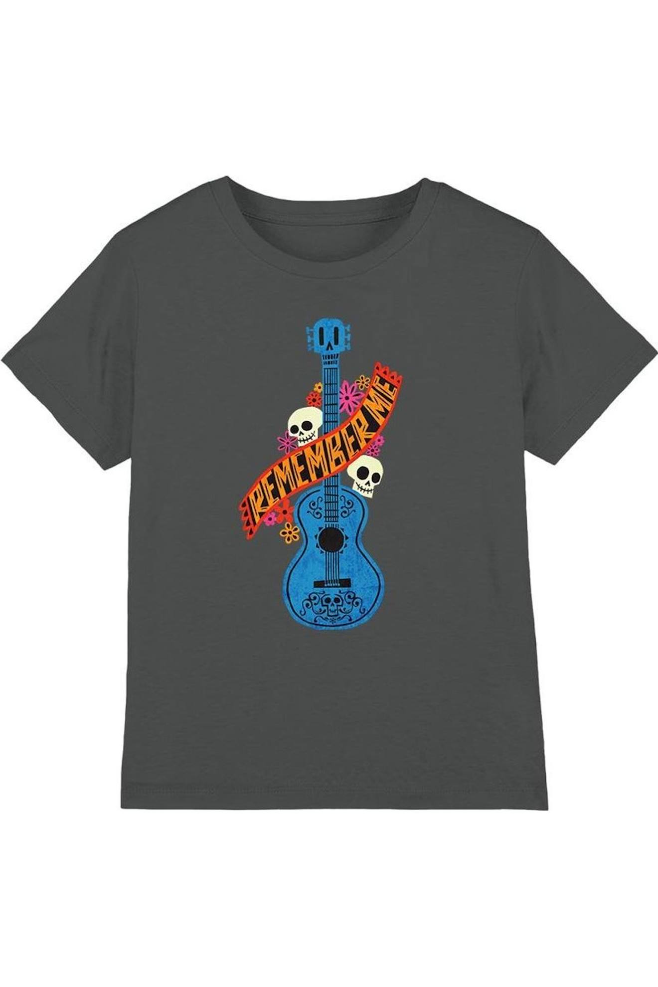 T-shirt Coton Remember Me Charbon