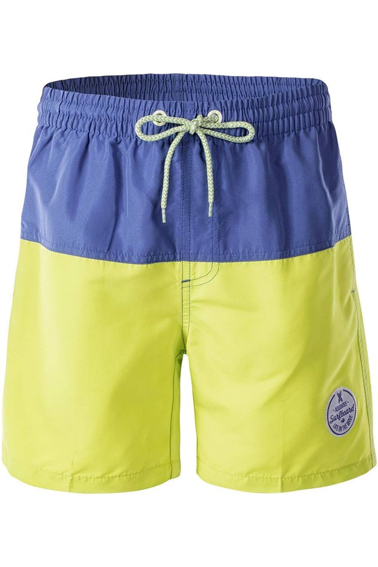 Short De Bain Drakon Jaune Vif / Bleu Mer Clair