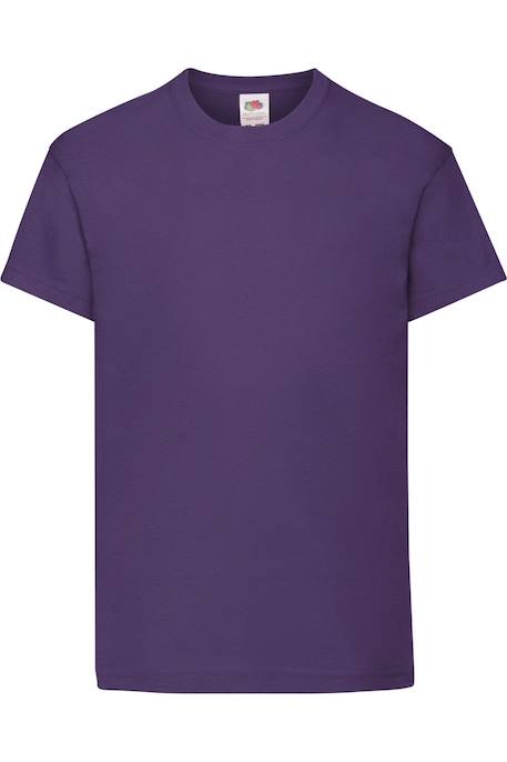 T-shirt coton original Azur+Bleu ciel+Bleu marine+Bleu marine sombre+Bleu roi+Jaune+Noir+Olive classique+Orange+Rouge+Rouge orangé+Tournesol+Vert bouteille+Vert citron+Vert kelly+Violet 46 - vertbaudet enfant 