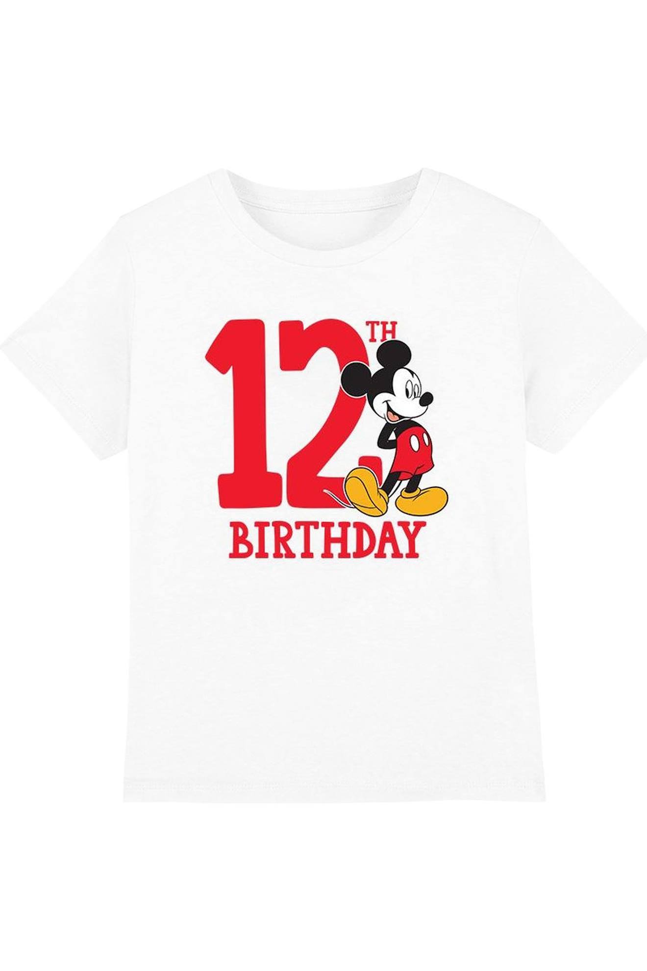 T-shirt Mickey Mouse Coton Disney Blanc