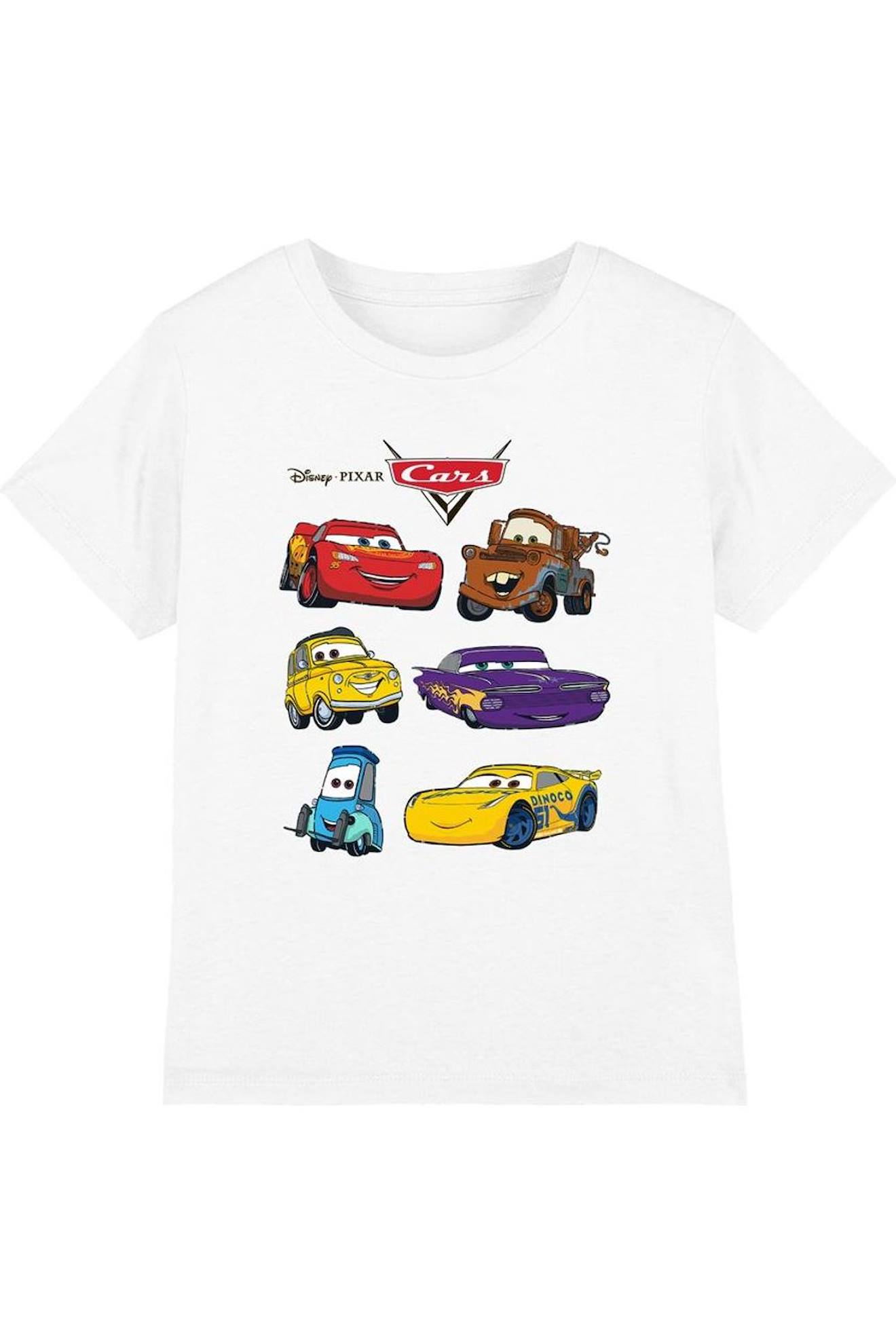 T-shirt Coton Cars Blanc
