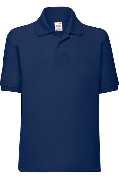 Polo polyester 65/35 Bleu ciel+Bleu marine+Bleu marine sombre+Bleu roi+Bordeaux+Noir+Rose clair+Rouge+Tournesol+Vert bouteille+Violet 4 - vertbaudet enfant 