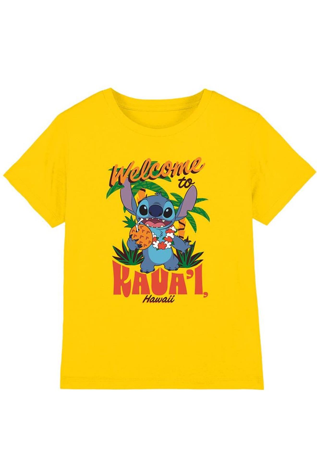 T-shirt Coton Kauai'i Jaune