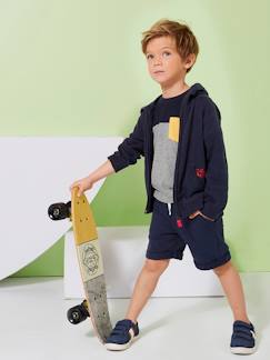 Bermuda garçon en molleton  - vertbaudet enfant