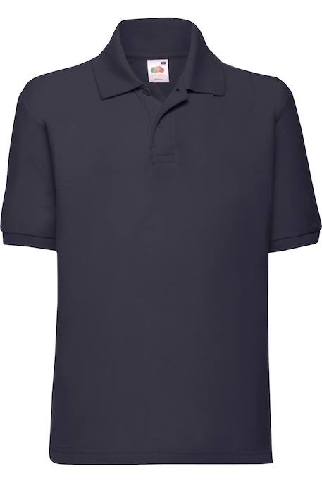Polo polyester 65/35 Bleu ciel+Bleu marine+Bleu marine sombre+Bleu roi+Bordeaux+Noir+Rose clair+Rouge+Tournesol+Vert bouteille+Violet 7 - vertbaudet enfant 