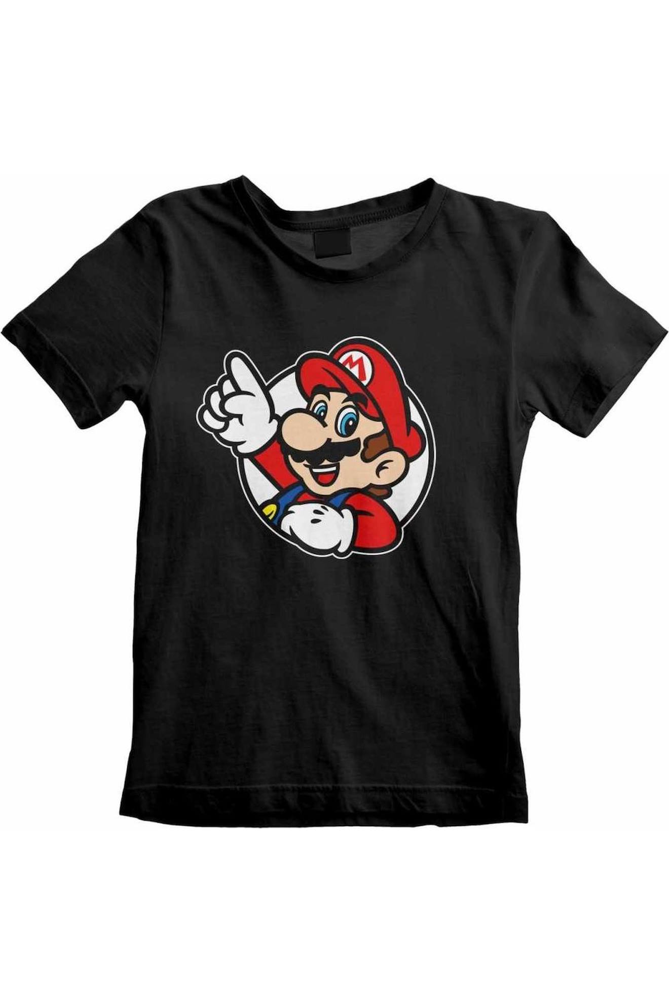 T-shirt Coton Super Mario Its A Me Noir
