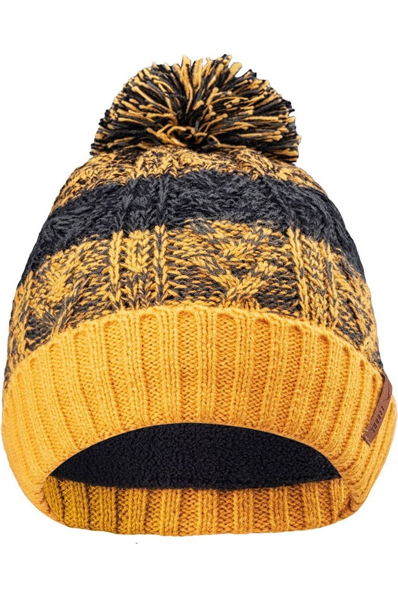 Bonnet D'hiver Lewis Jaune De Cadmium / Forêt Foncé