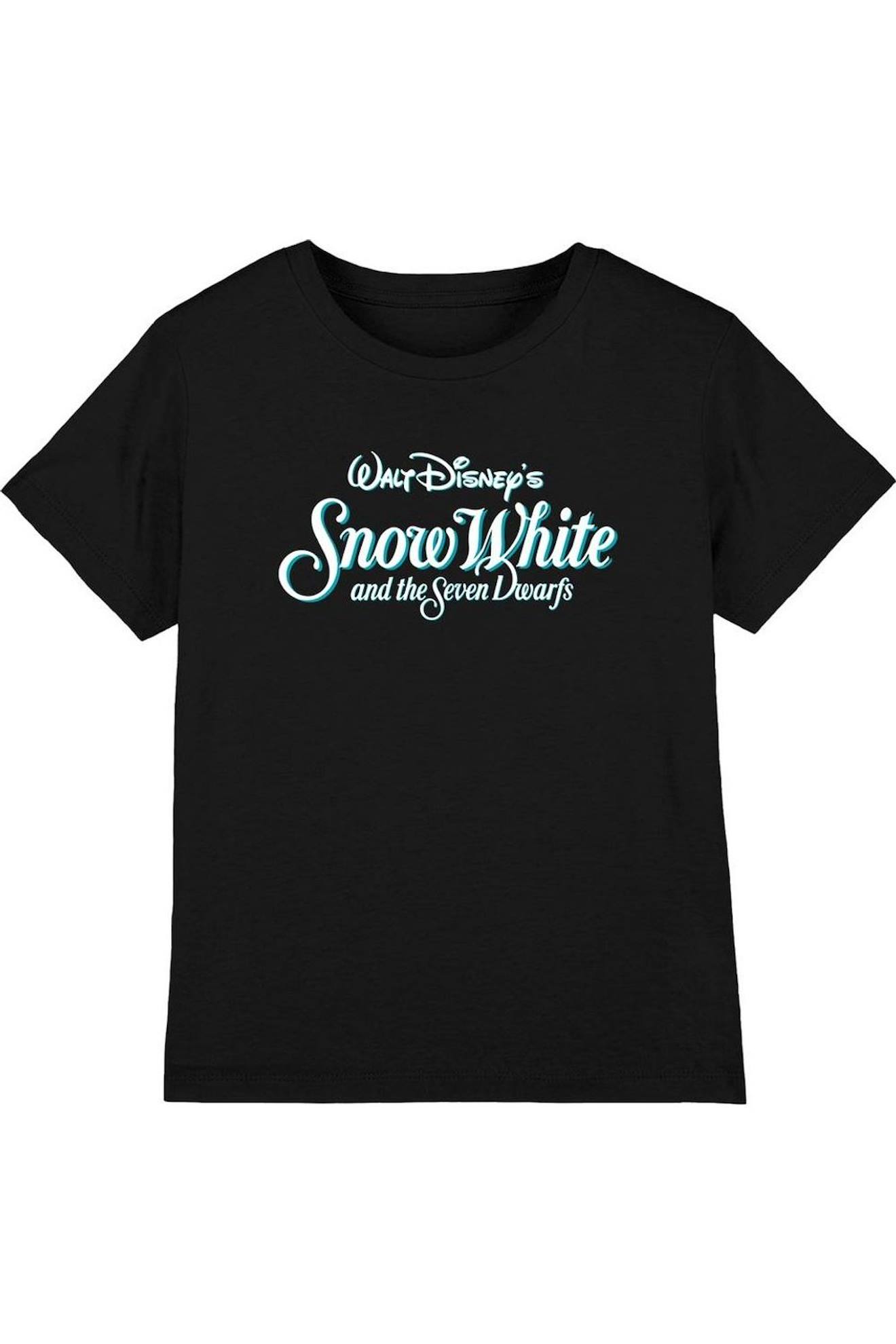 T-shirt Coton Blanche-neige Noir