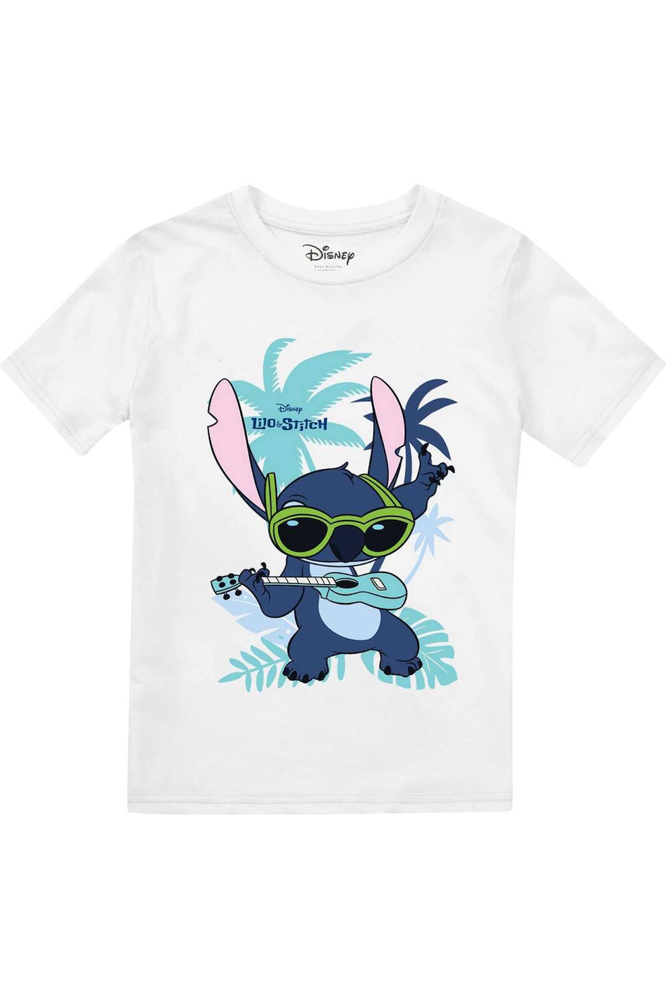 T-shirt Motif Palmier Coton Blanc 20 €