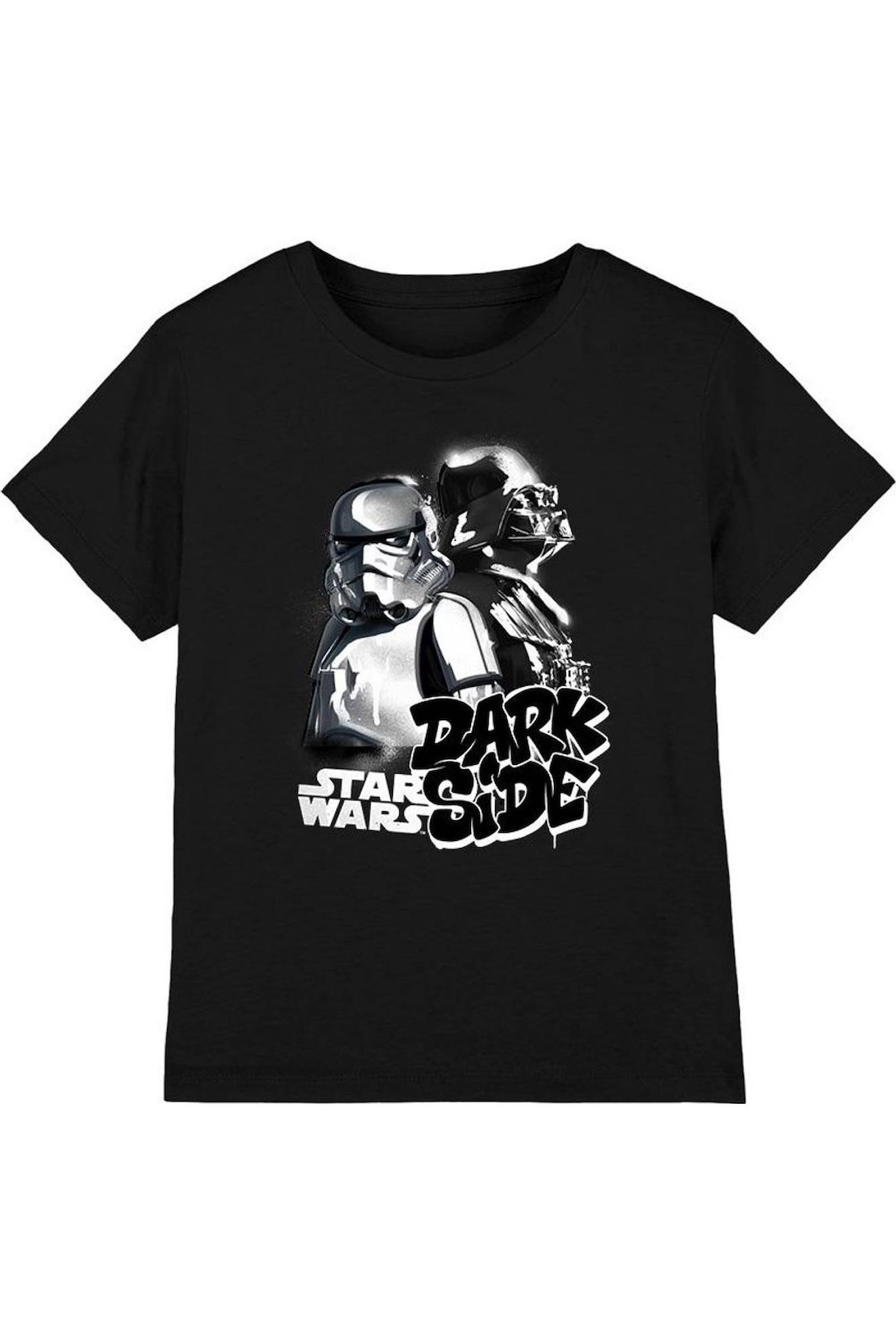 T-shirt Coton Star Wars Dark Side Duo Noir