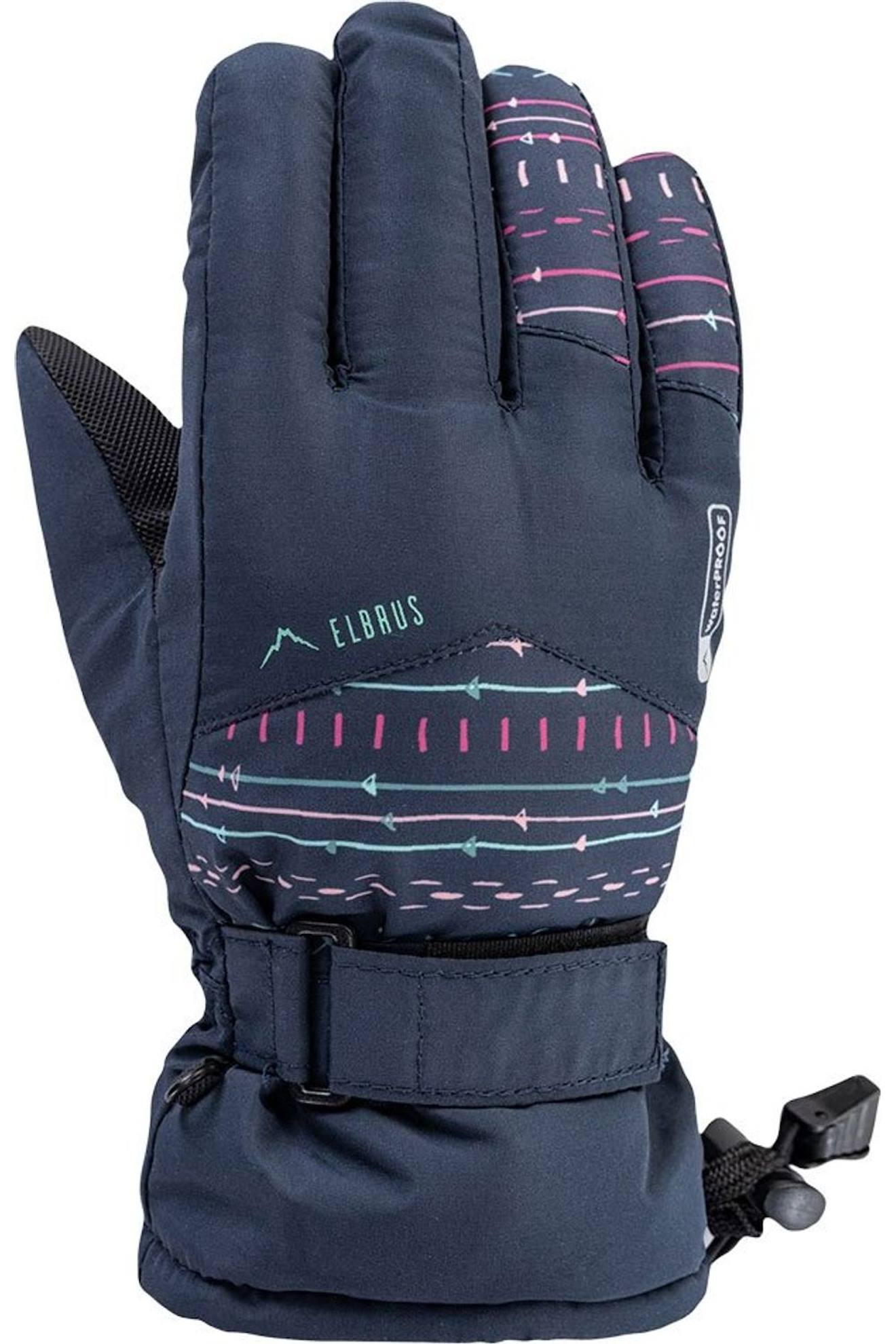 Gants De Ski Motif/style Imprimé Animal Bleu Marine
