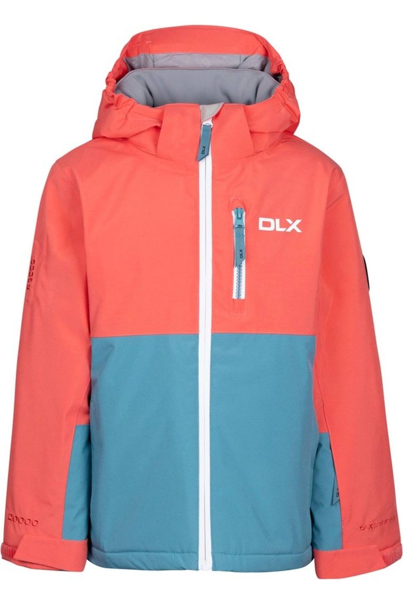 Blouson De Ski Pauline Pêche Rose / Bleu Gris
