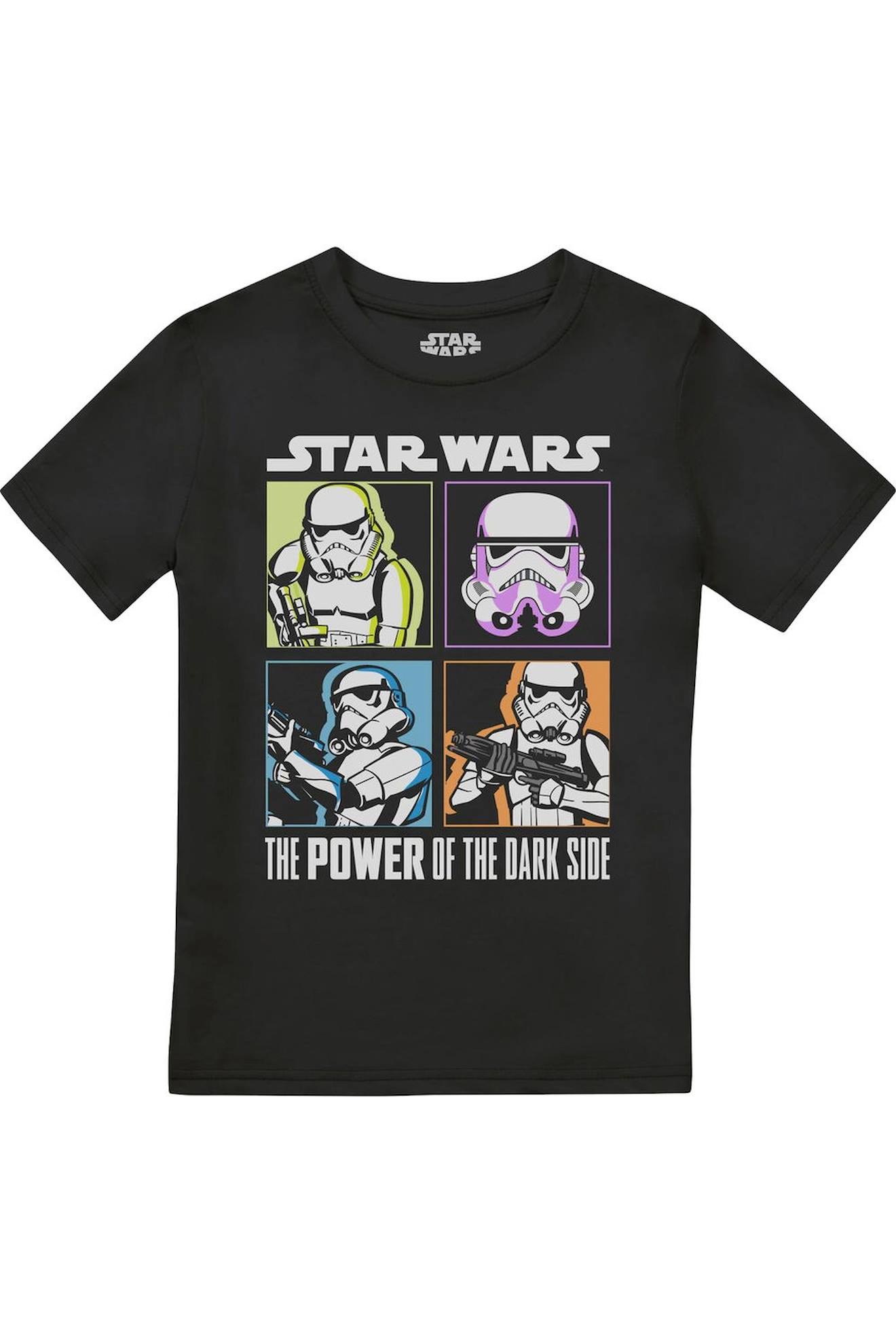 T-shirt Motif Trooper Coton Star Wars Four Box Noir