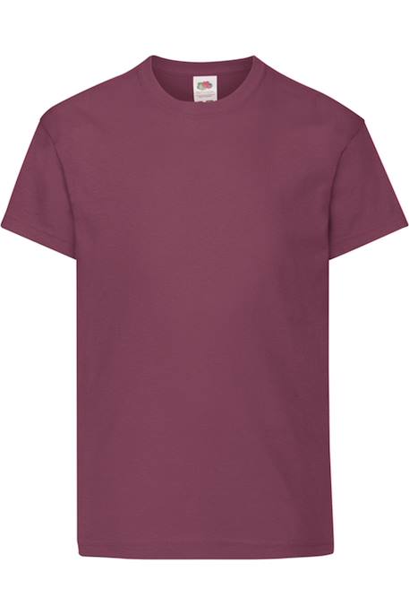 T-shirt coton original Azur+Blanc+Bleu ciel+Bleu marine+Bleu marine sombre+Bleu roi+Bordeaux+Fuchsia+Gris chiné+Jaune+Noir+Olive classique+Orange+Rouge+Rouge orangé+Tournesol+Vert bouteille+Vert clair+Vert kelly+Violet 19 - vertbaudet enfant 