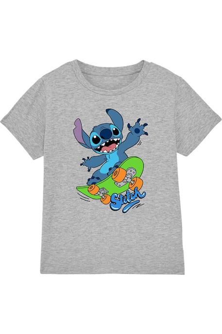 Fille-T-shirt, sous-pull-T-shirt motif skateboard coton