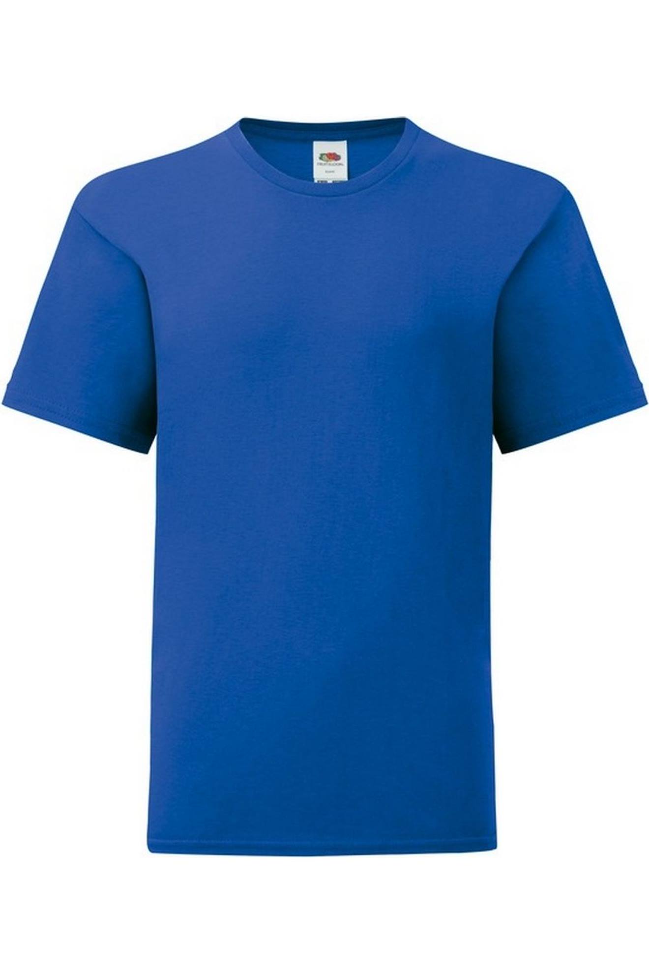 T-shirt Iconic Coton Peigné Et Filé À L'anneau 150 Bleu Roi