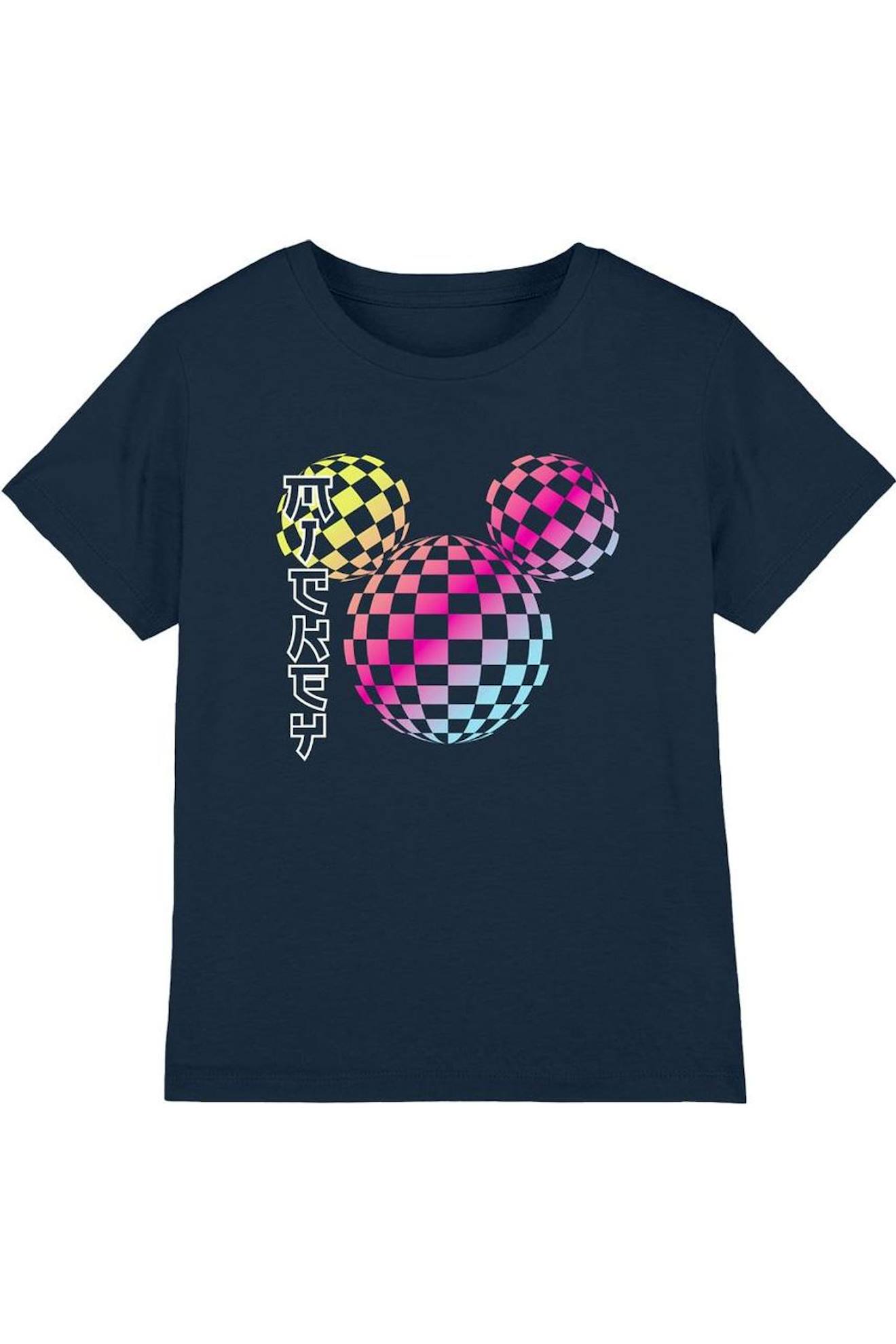 T-shirt Coton Mickey Mouse Bleu Marine