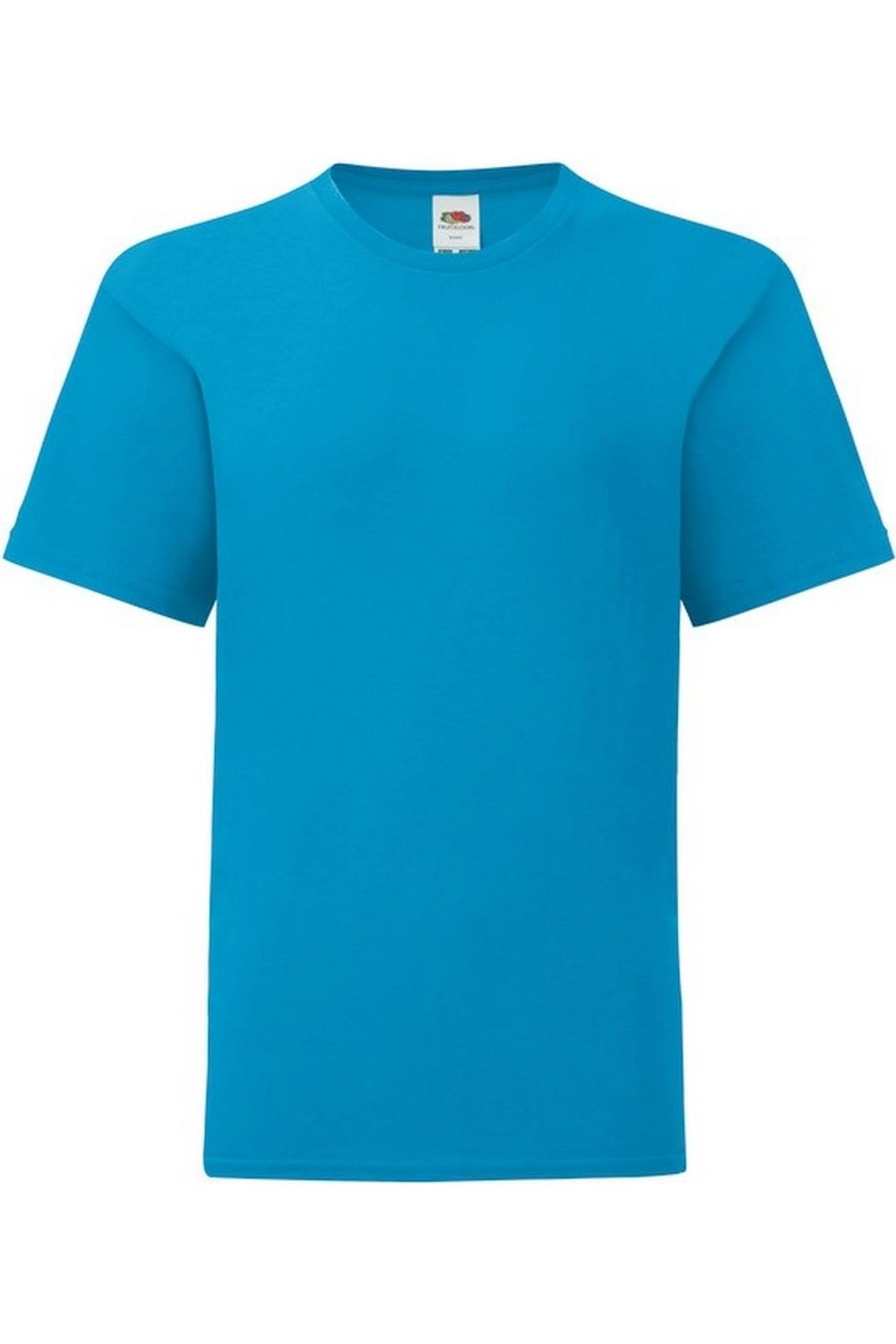 T-shirt Iconic Coton Peigné Et Filé À L'anneau 150 Azur