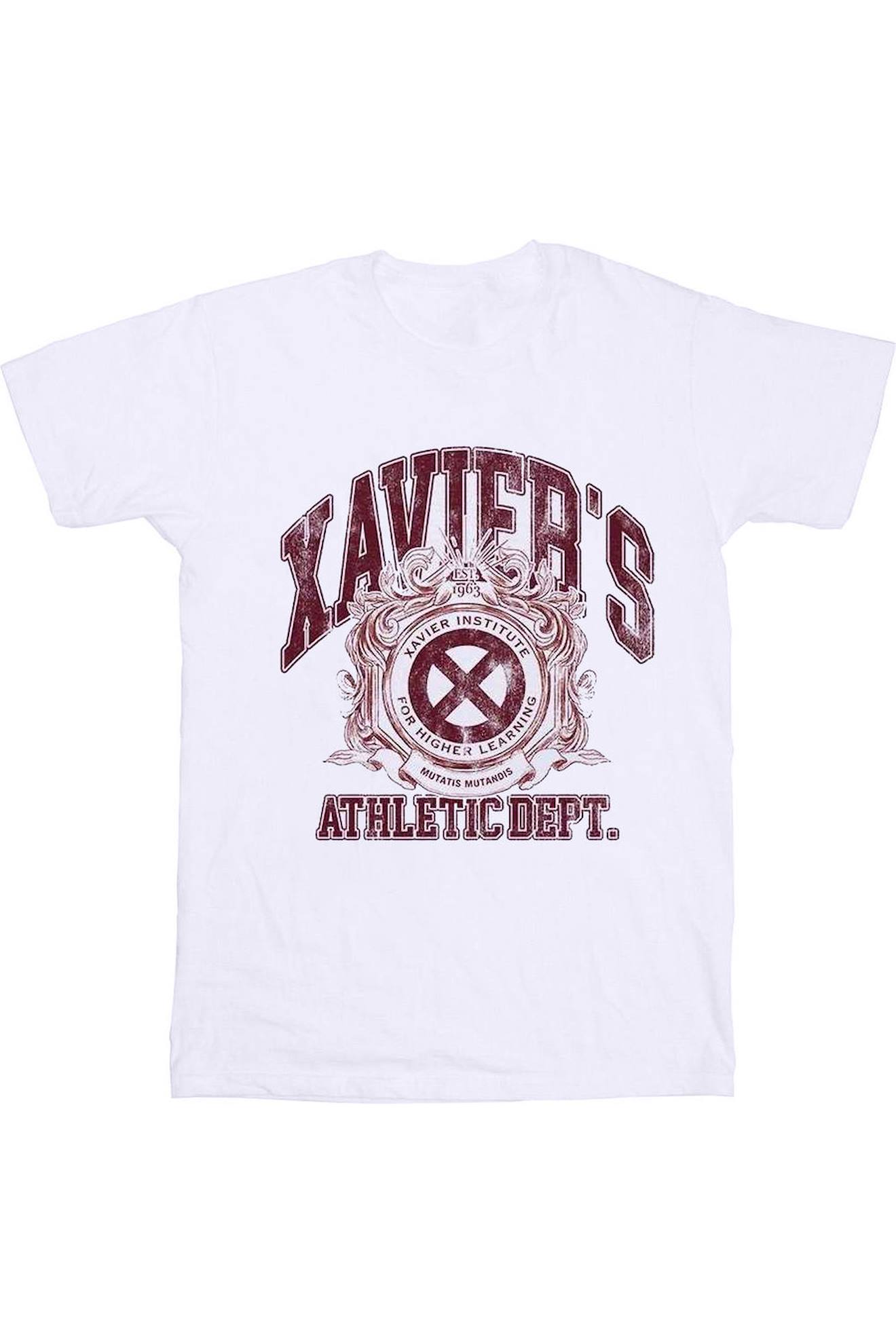 T-shirt Coton X-men Athletic Dept Blanc