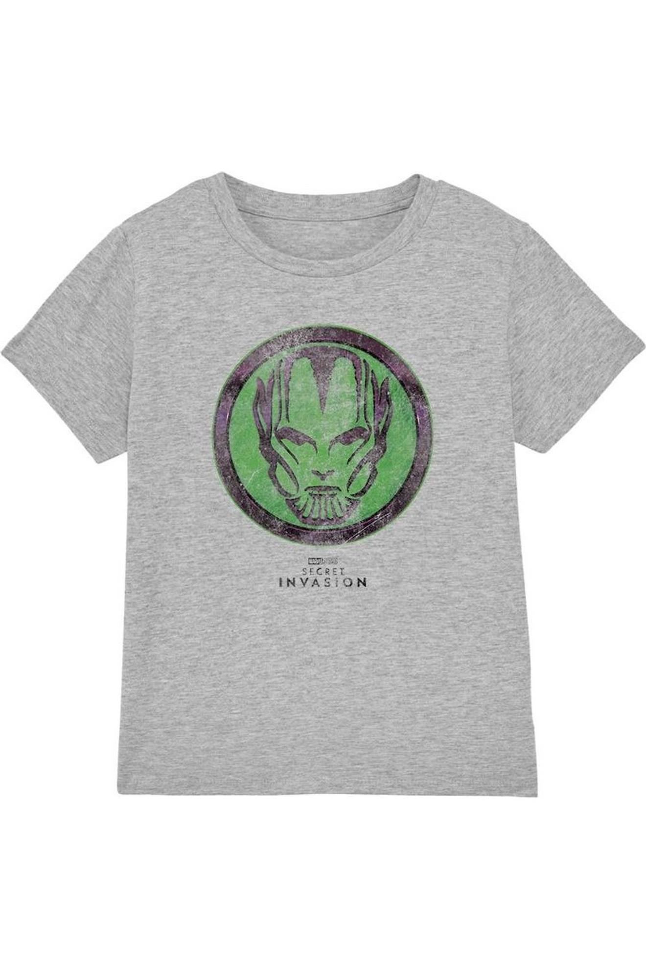 T-shirt Coton Secret Invasion Gris Chiné