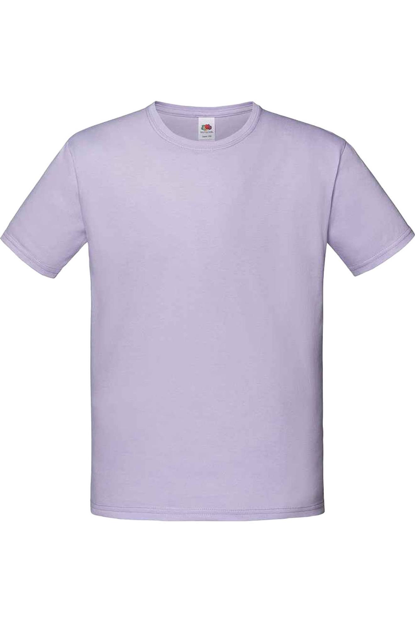 T-shirt Coton Peigné Et Filé À L'anneau Iconic Lavande Clair