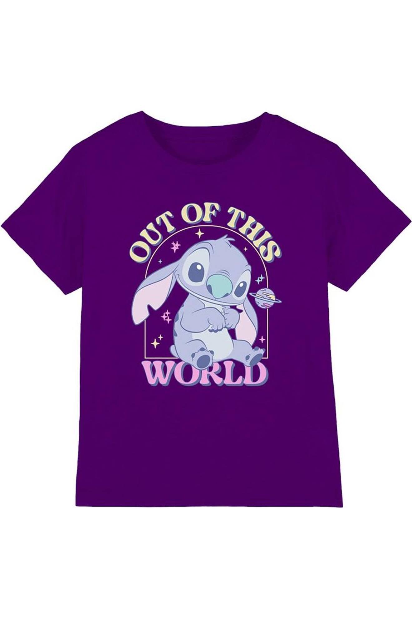 T-shirt Coton Out Of This World Violet