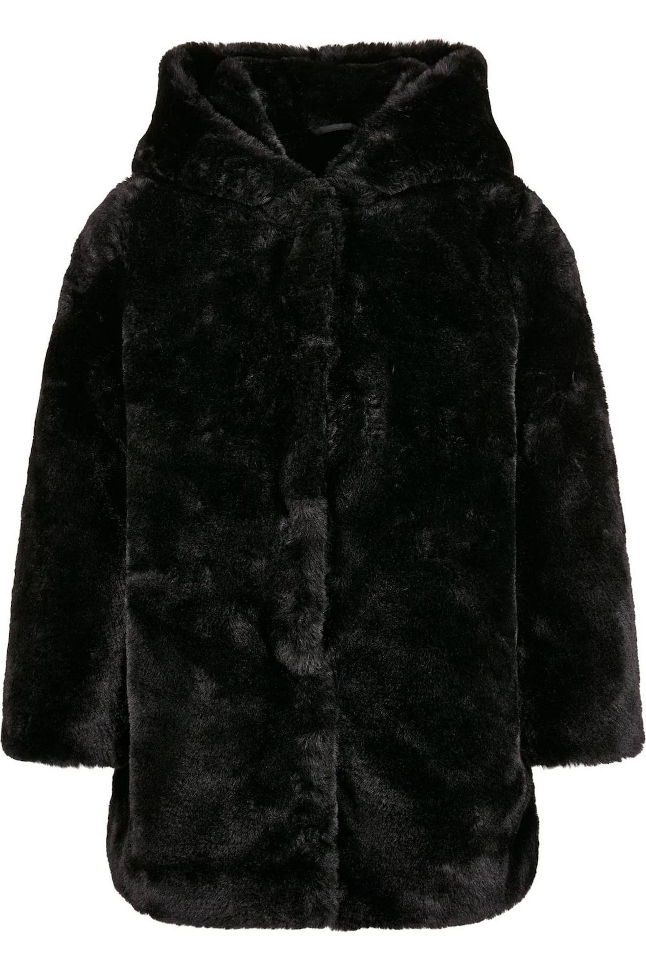 Manteau Synthétique Noir