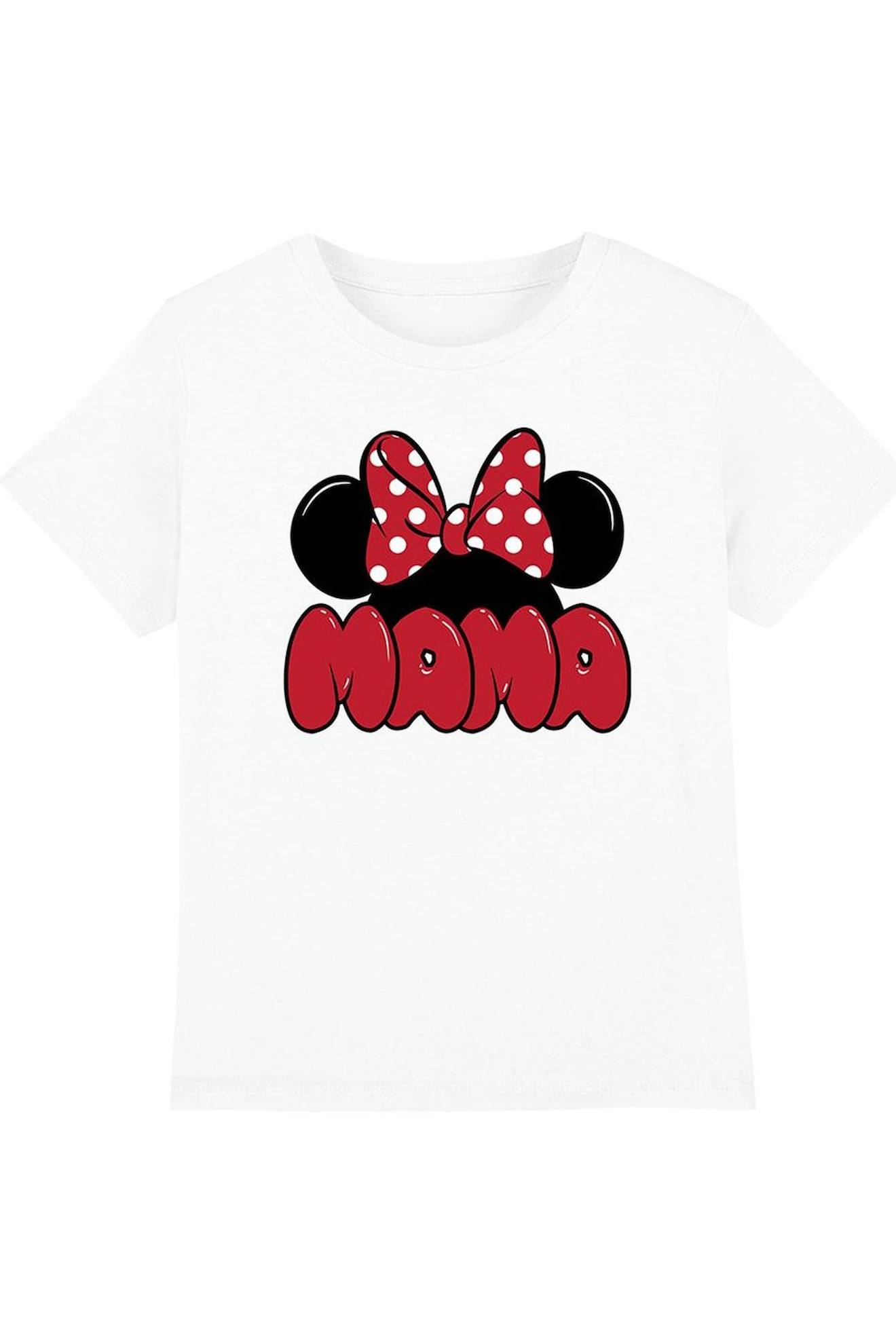 T-shirt Minnie Mouse Coton Disney Ears For Mama Blanc
