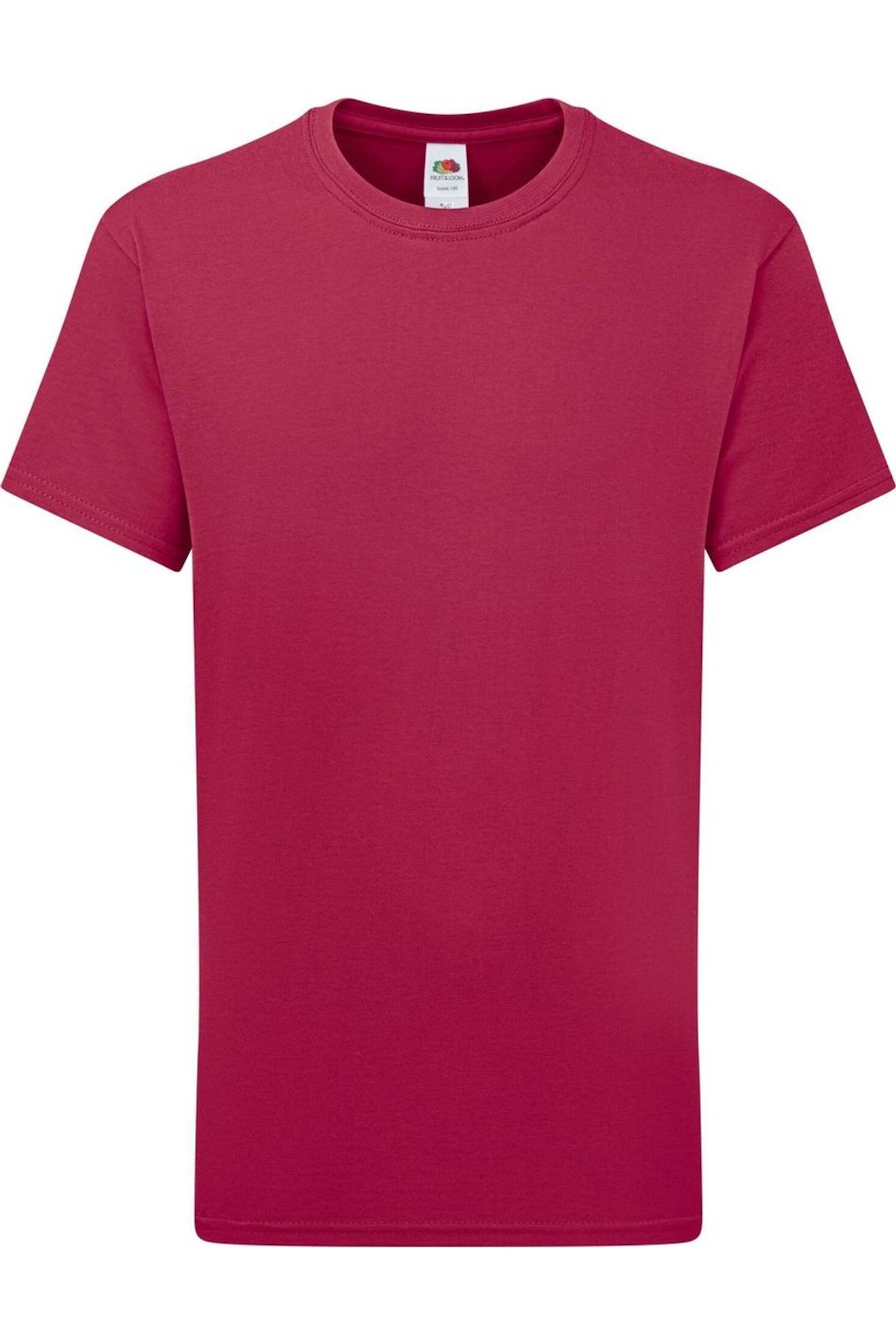 T-shirt En Coton Peigné De Qualité Supérieure Canneberge