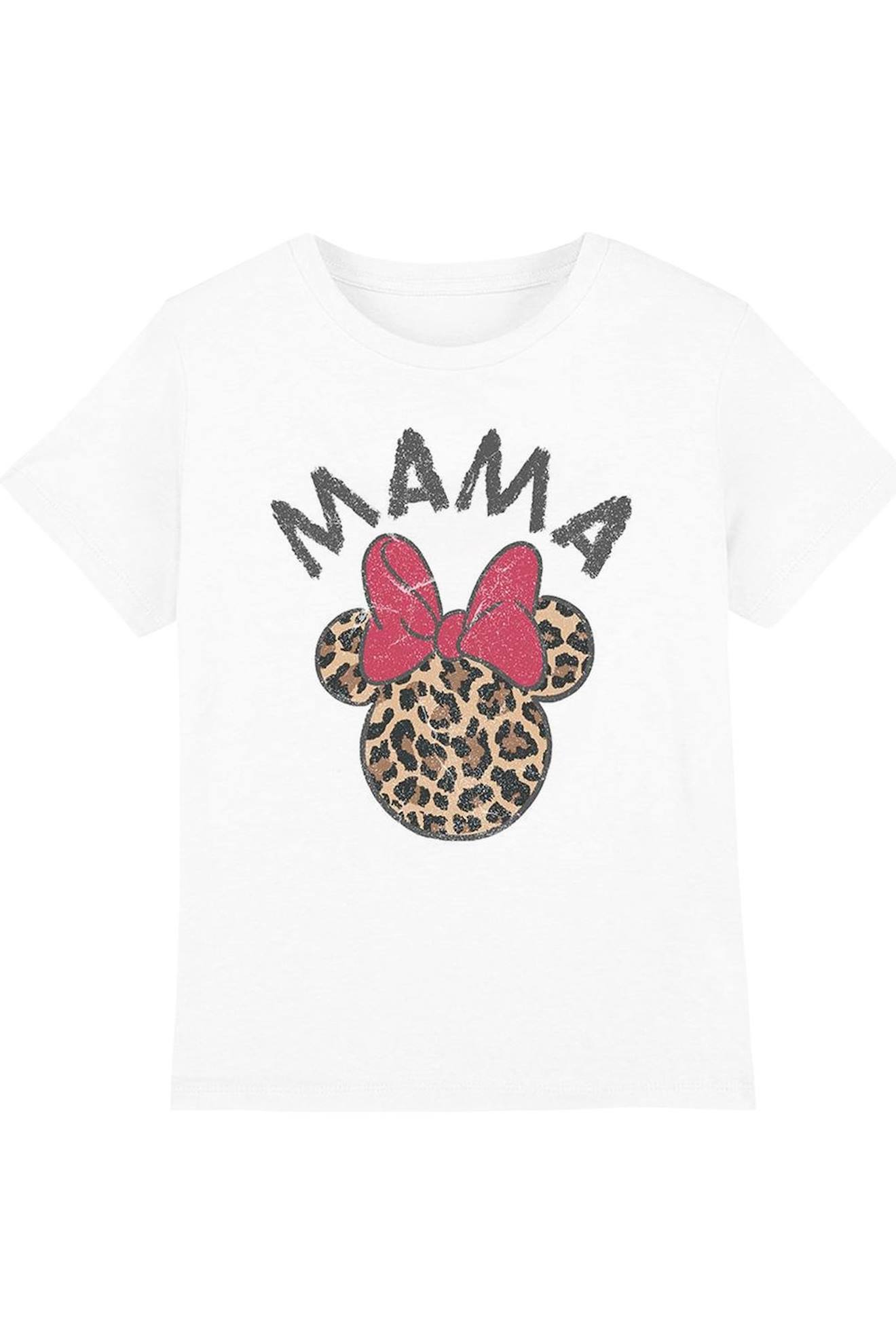 T-shirt Minnie Mouse Coton Disney Mama Blanc