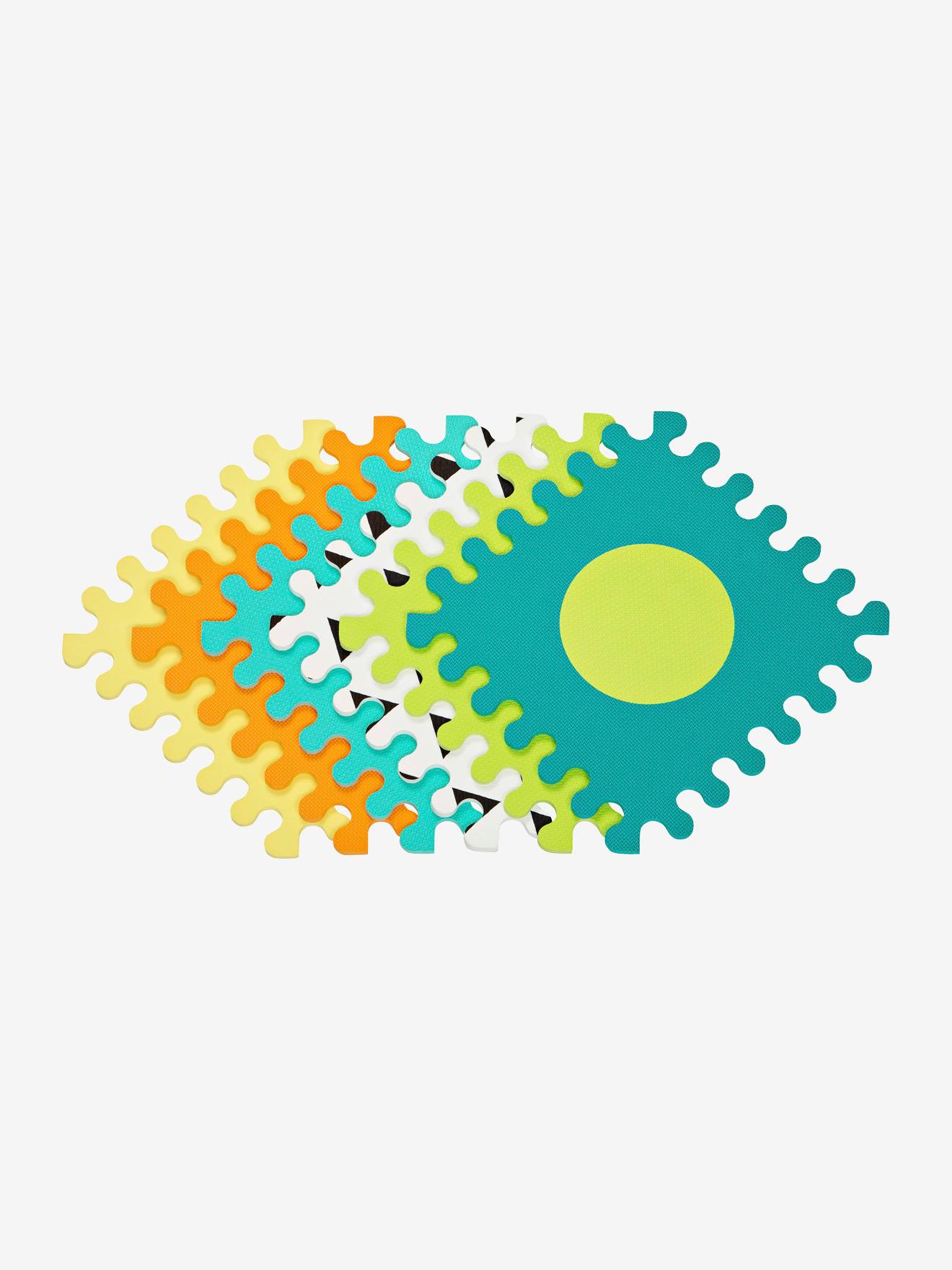 Set de 6 dalles en mousse multi couleurs