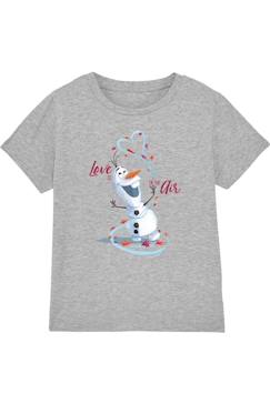 T-shirt olaf coton la reine des neiges love is in the air  - vertbaudet enfant