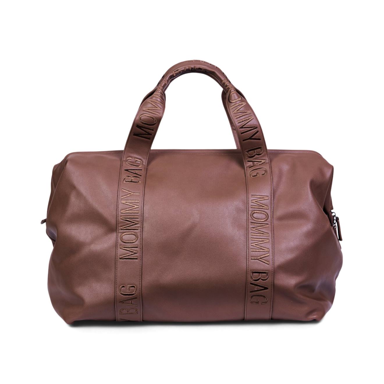 Sac À Langer De Voyage Grande Contenance Signature Mommy Bag Marron