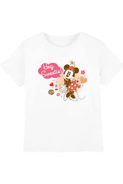 T-shirt motif minnie mouse style rétro coton disney hey sweetie!  - vertbaudet enfant