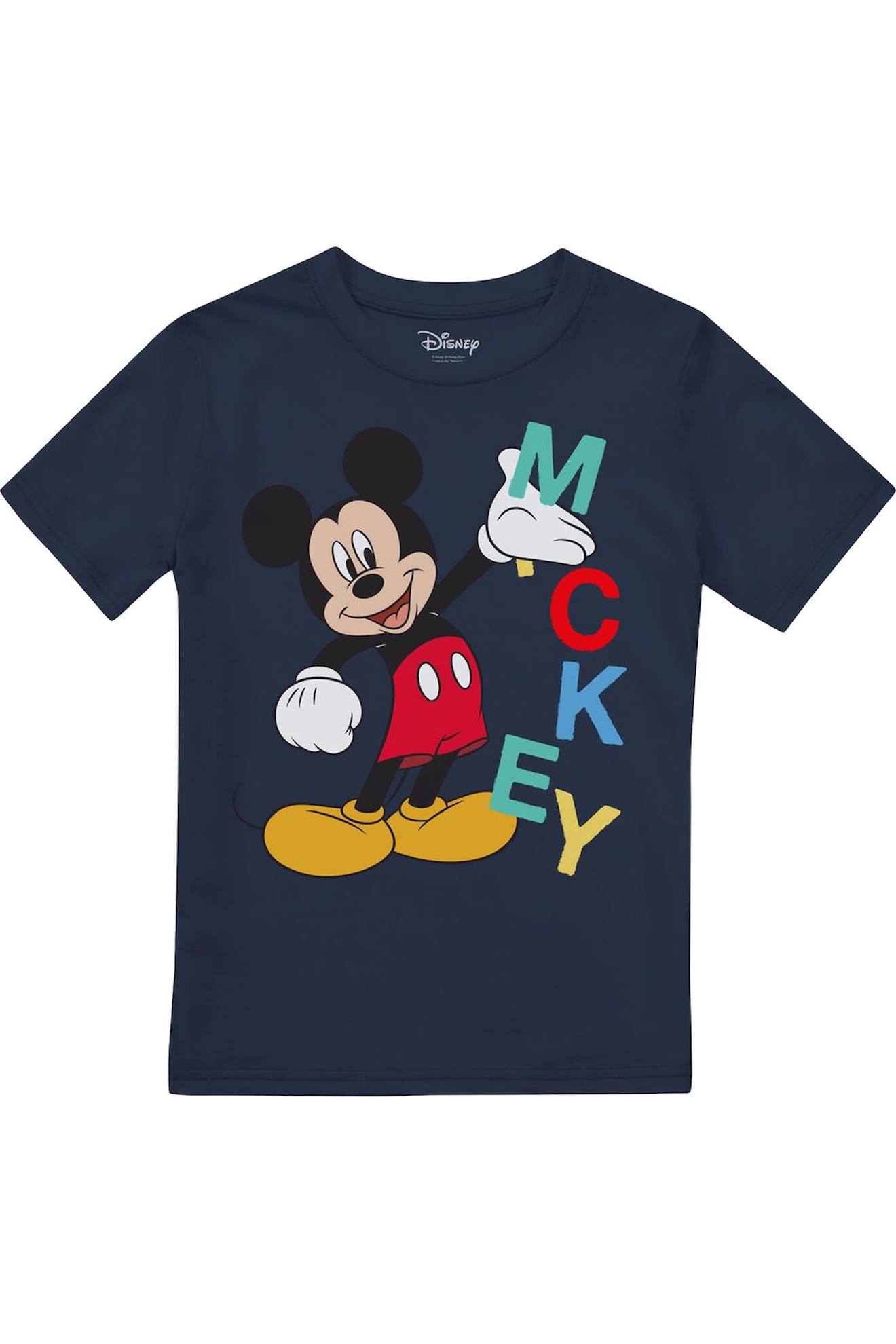 T-shirt Motif Mickey Mouse Coton Disney Bleu Marine 20 €