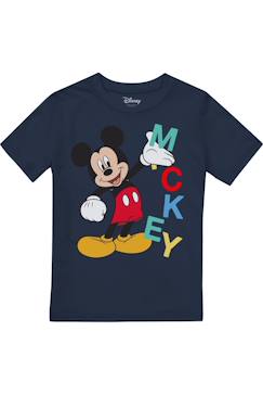 Garçon-T-shirt, polo, sous-pull-T-shirt-T-shirt motif mickey mouse coton disney