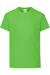 T-shirt coton original Azur+Blanc+Bleu ciel+Bleu marine+Bleu marine sombre+Bleu roi+Bordeaux+Fuchsia+Gris chiné+Jaune+Noir+Olive classique+Orange+Rouge+Rouge orangé+Tournesol+Vert bouteille+Vert clair+Vert kelly+Violet 52 - vertbaudet enfant 