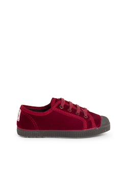 Chaussures-Baskets enfants en velours avec lacets