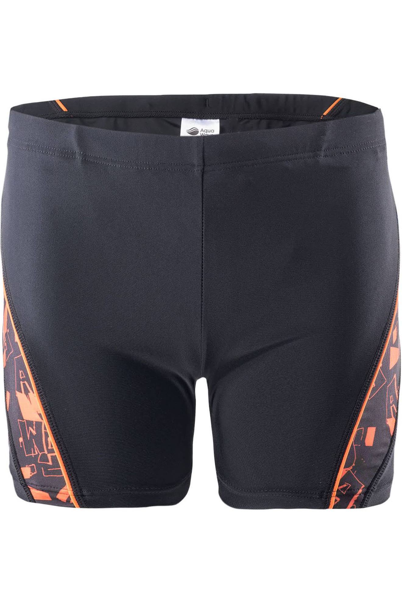 Short De Bain Motif/style Logo Fiero Noir / Noir
