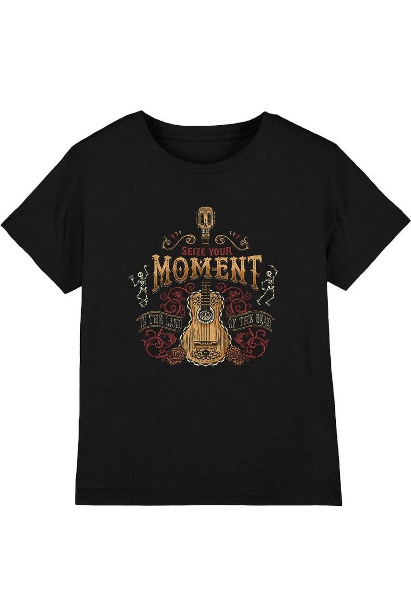 T-shirt Coton Seize Your Moment In The Land Of The Dead Noir