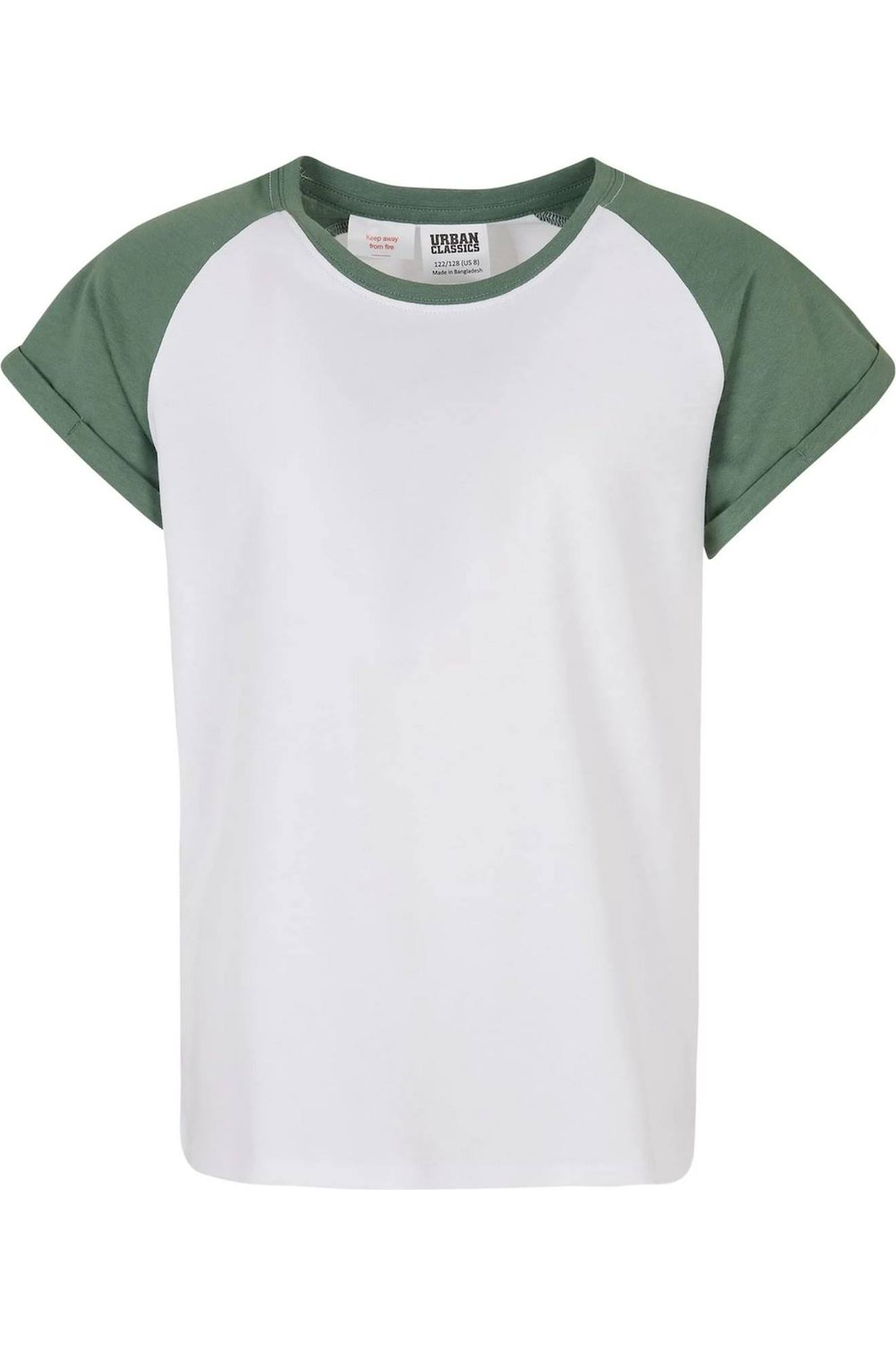 T-shirt Synthétique Blanc / Vert Sauge