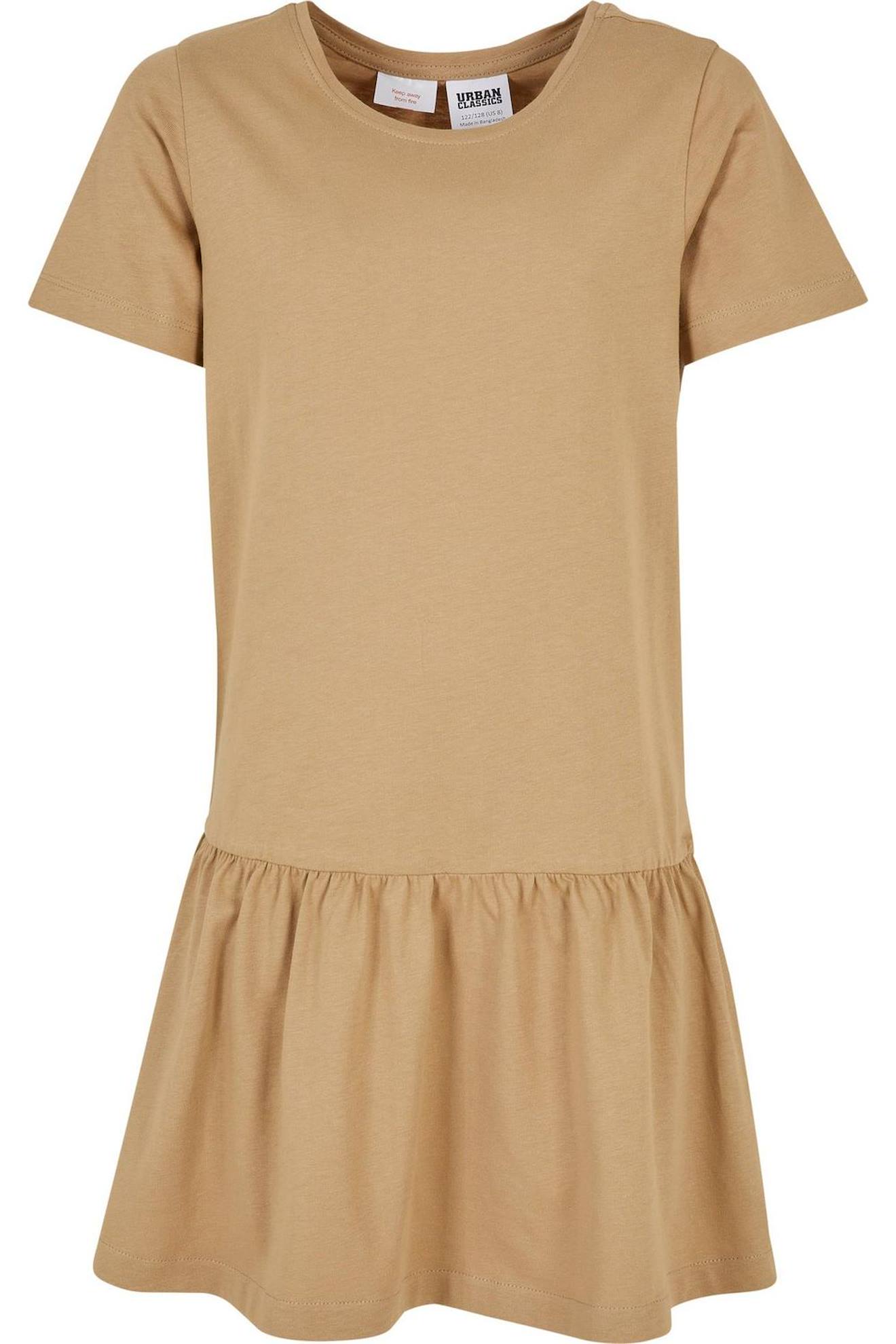 Robe T-shirt En Coton Peigné De Qualité Supérieure Valance Beige