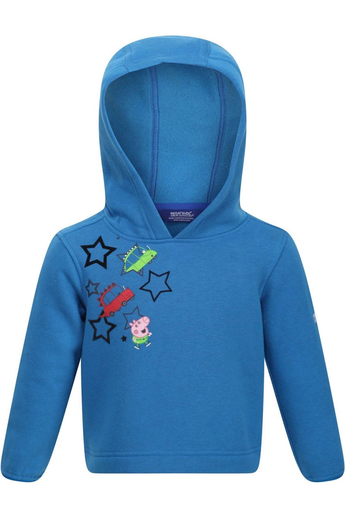 Sweat À Capuche Peppa Pig Bleu Vif